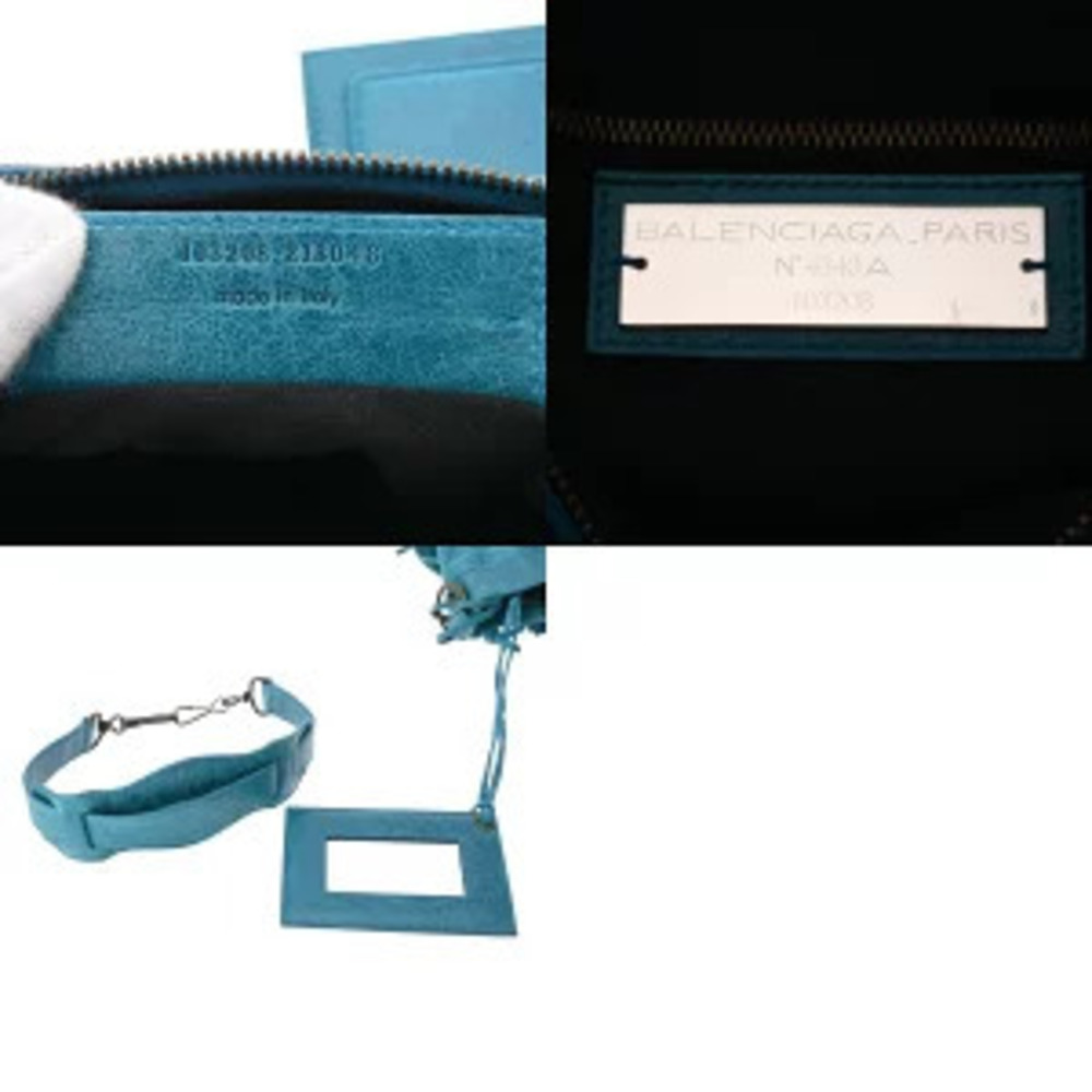 Balenciaga The First Blue Leather Handbag - Picture 9 of 9